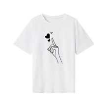 Load image into Gallery viewer, Women White Crewneck T-Shirt Pullover Graphic T-Shirt
