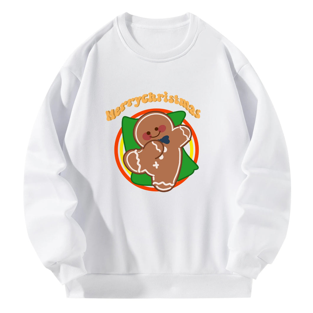 Women Crewneck Sweatshirt White Pullover Graphic Teddy Bear Christmas Sweatshirt