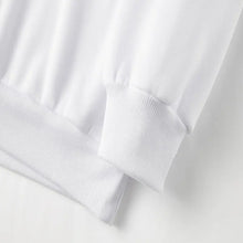 Load image into Gallery viewer,  Women Crewneck Sweatshirt White Pullover Graphic Alphabets I  MEN  Sweatshirt
