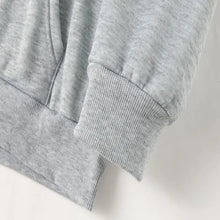 Load image into Gallery viewer, Women Hoody Sweatshirt Gray Pullover Graphic Alphabets Cyrhart Sweatshirt

