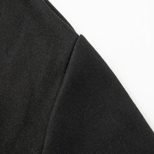 Load image into Gallery viewer, Women Cropped Sweatshirt Black Pullover Graphic Plant Sweatshirt
