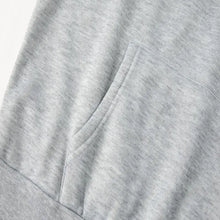 Load image into Gallery viewer, Women Hooded Sweatshirt Gray Pullover Graphic City Alphabets Sweatshirt
