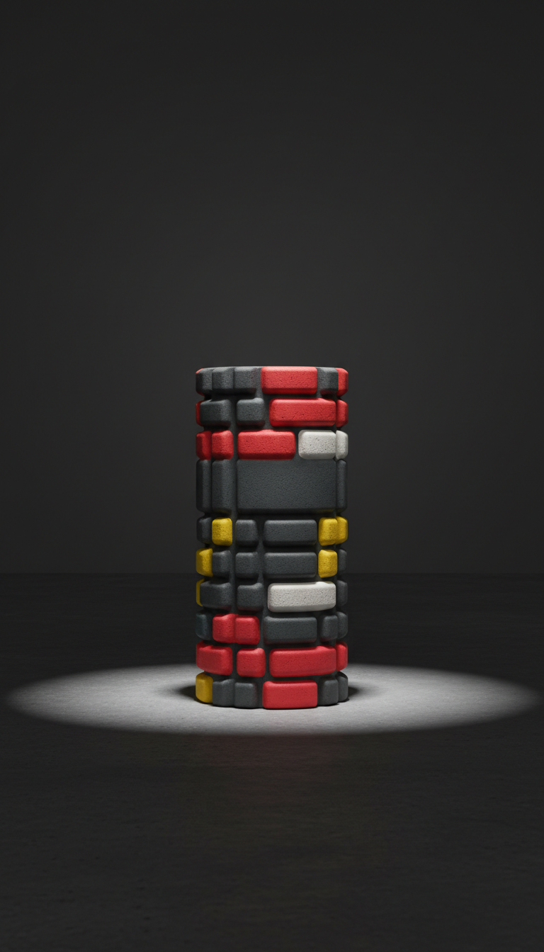 Textured Foam Roller For Deep Tissue Release