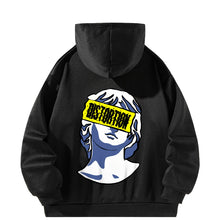 Load image into Gallery viewer, Women Hoody Sweatshirt Black Pullover Graphic Effigy Sweatshirt

