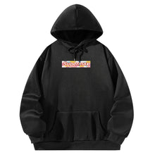 Load image into Gallery viewer, Women Hoody Sweatshirt Black Pullover Graphic Alphabets Supermax Sweatshirt
