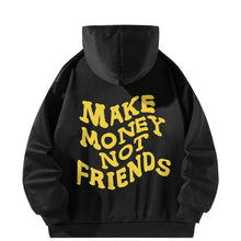 Load image into Gallery viewer, Women Hoody Sweatshirt Black Pullover Graphic Alphabets FRIENDS Sweatshirt
