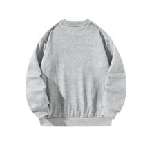 Load image into Gallery viewer, Women Crewneck Sweatshirt Gray Pullover Graphic Christmas House Sweatshirt
