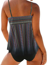 Load image into Gallery viewer, Striped Color Print Tankini Sets
