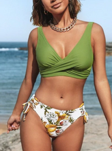 Load image into Gallery viewer, Twist Front V Neck Bikini
