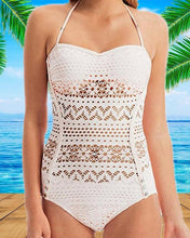 Load image into Gallery viewer, Women&#39;s Swimwear One Piece Swimsuit Solid Color Lace
