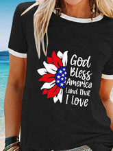 Load image into Gallery viewer, Casual Floral Letters Loosen T-Shirt
