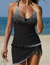 Load image into Gallery viewer, Sparkle Print Wrap Tankini Sets
