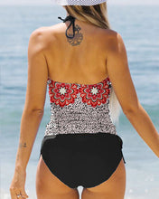 Load image into Gallery viewer, Women&#39;s Floral Star Printed Halter Beach Tankinis
