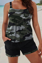 Load image into Gallery viewer, Camouflage Print Tankini Sets
