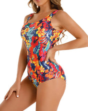Load image into Gallery viewer, Women Sexy Print Multicolor One-piece Swimsuit
