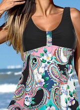 Load image into Gallery viewer, Floral Strap U-Neck One Piece Swimsuits
