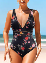 Load image into Gallery viewer, Floral Print One Piece Swimsuits
