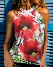 Load image into Gallery viewer, Women&#39;s Floral Printed Casual Sleeveless Tanks
