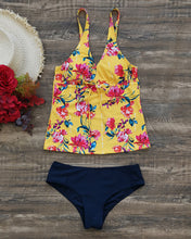 Load image into Gallery viewer, Printed High Waist Two Pieces Beachwear Tankini
