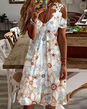 Load image into Gallery viewer, Women&#39;s Casual Floral Printed Lace Dresses
