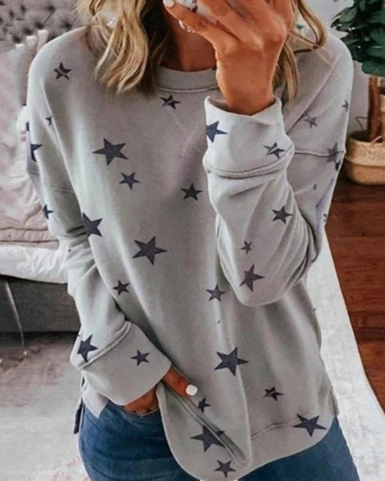 Women's Pullover Print Casual Daily Hoodies Sweatshirts Loose