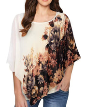 Load image into Gallery viewer, Women&#39;s T-Shirt Floral Print Crew Neck

