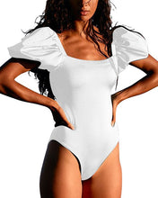 Load image into Gallery viewer, Women&#39;s Swimwear One Piece Swimsuit Open Back Color Block
