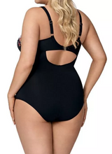 Load image into Gallery viewer, Polyester Floral One-piece Swimwear
