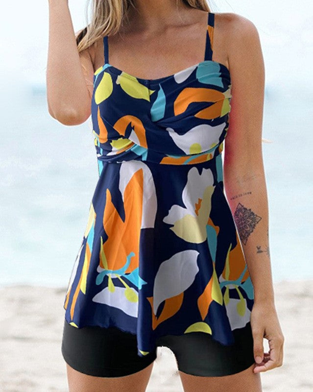 Women Sexy Floral Print Swimsuit