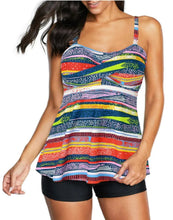 Load image into Gallery viewer, Striped Print Tankini Sets

