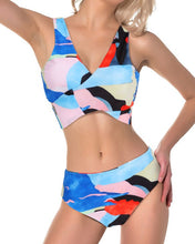 Load image into Gallery viewer, Solid Swimwear Women Top Swimsuit Bikini Sexy Solid Push Up Prints
