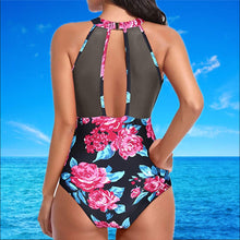 Load image into Gallery viewer, Women&#39;s Patchwork One-piece Swimsuits Print Floral

