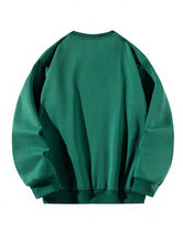 Load image into Gallery viewer, Women Crewneck Sweatshirt Green Pullover Graphic Christmas Cartoon Drink Sweatshirt
