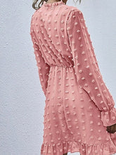 Load image into Gallery viewer, Long Sleeve Salmon Summer Dress Knee Length
