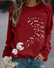 Load image into Gallery viewer, Floral Pattern Round Neck Full Sleeve Sweatshirts
