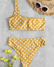 Load image into Gallery viewer, Women&#39;s Summer Holiday Beach Active Cute Sexy Yellow Bikinis
