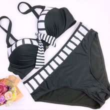 Load image into Gallery viewer, Women&#39;s Swimwear Bikini 2 Piece Swimsuit Color Block
