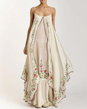 Load image into Gallery viewer, BOHEMIAN EMBROIDERED SUSPENDER DRESS
