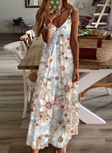 Load image into Gallery viewer, Print/Floral Sleeveless Shift Slip Casual/Vacation Maxi Dresses
