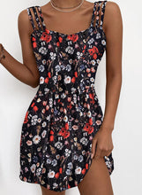 Load image into Gallery viewer, Women&#39;s Strap Dress Short Mini Dress Sleeveless Floral Print Casual Daily
