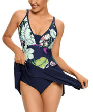 Load image into Gallery viewer, Floral Print Swimdress Tankini Sets
