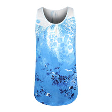 Load image into Gallery viewer, Geometric Pattern Round Neck Multicolor Tanks
