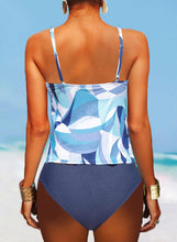 Load image into Gallery viewer, Print Strap V-Neck Vintage Tankinis Swimsuits
