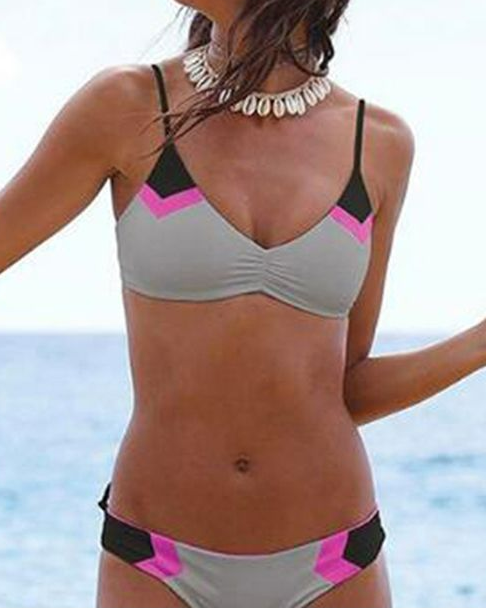 Summer Girls Fashion Swimsuit 2 Piece Sets Beach Bikini