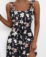 Load image into Gallery viewer, Women&#39;s Strap Dress Short Mini Dress Sleeveless Floral Print Casual Daily
