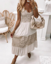 Load image into Gallery viewer, Women&#39;s Dress Sleeveless Eyelet Lace
