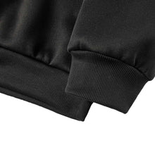 Load image into Gallery viewer, Women Crewneck Sweatshirt Black Pullover Graphic  Alphabets No THIHC is REAL Sweatshirt
