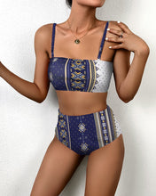 Load image into Gallery viewer, Women&#39;s Sexy Backless Ethnic Style Retro Style Adjustable Split Beachwear Brazilian Bikinis
