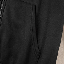 Load image into Gallery viewer, Women Zip Up Sweatshirt Zips Graphic Black Pullover Graphic Comfort Colors Sweatshirt
