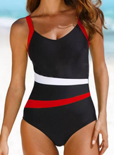 Load image into Gallery viewer, Color Block One-piece Swimwear
